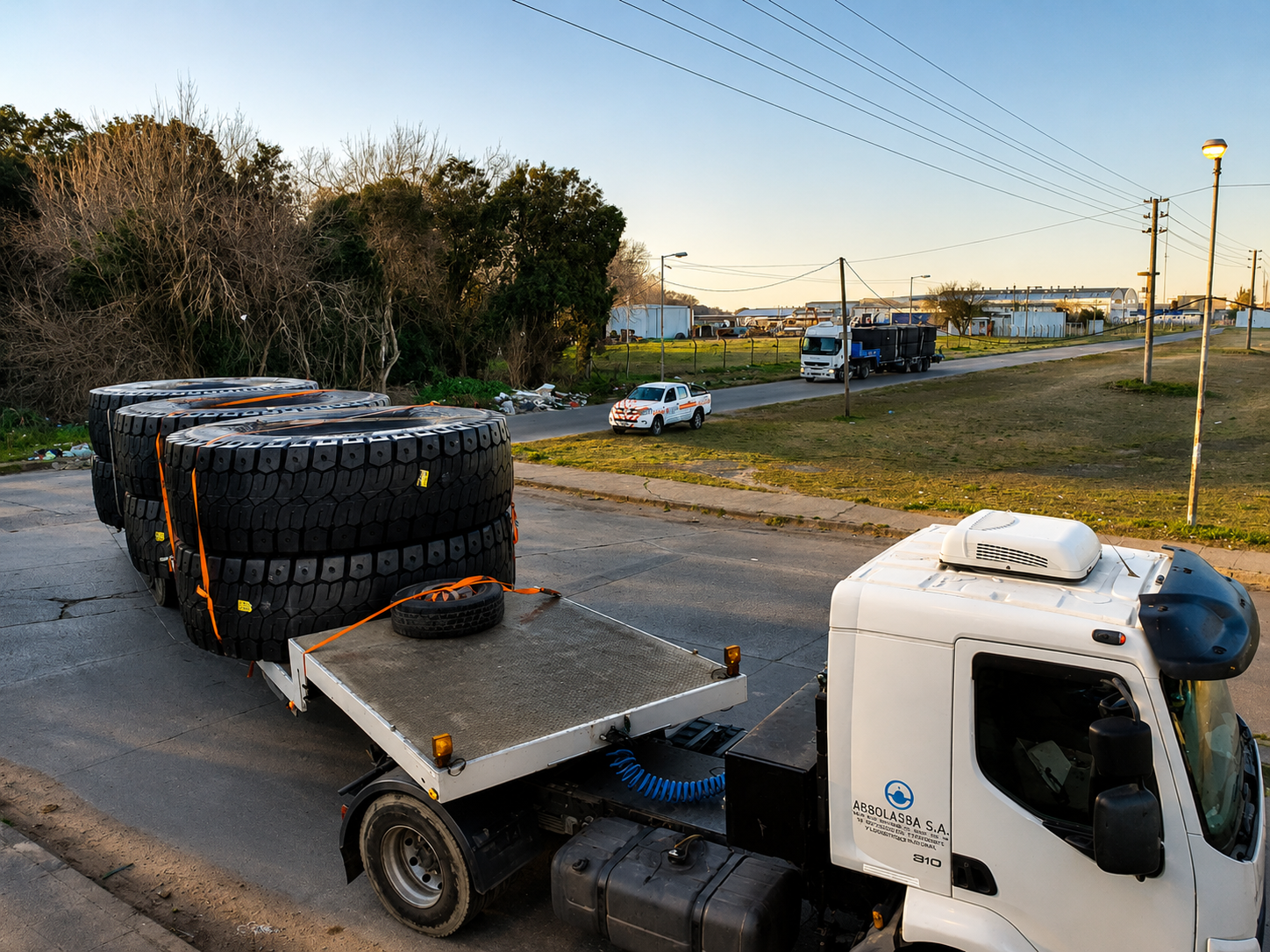 Operación de transporte minero y carga especial en terreno exigente