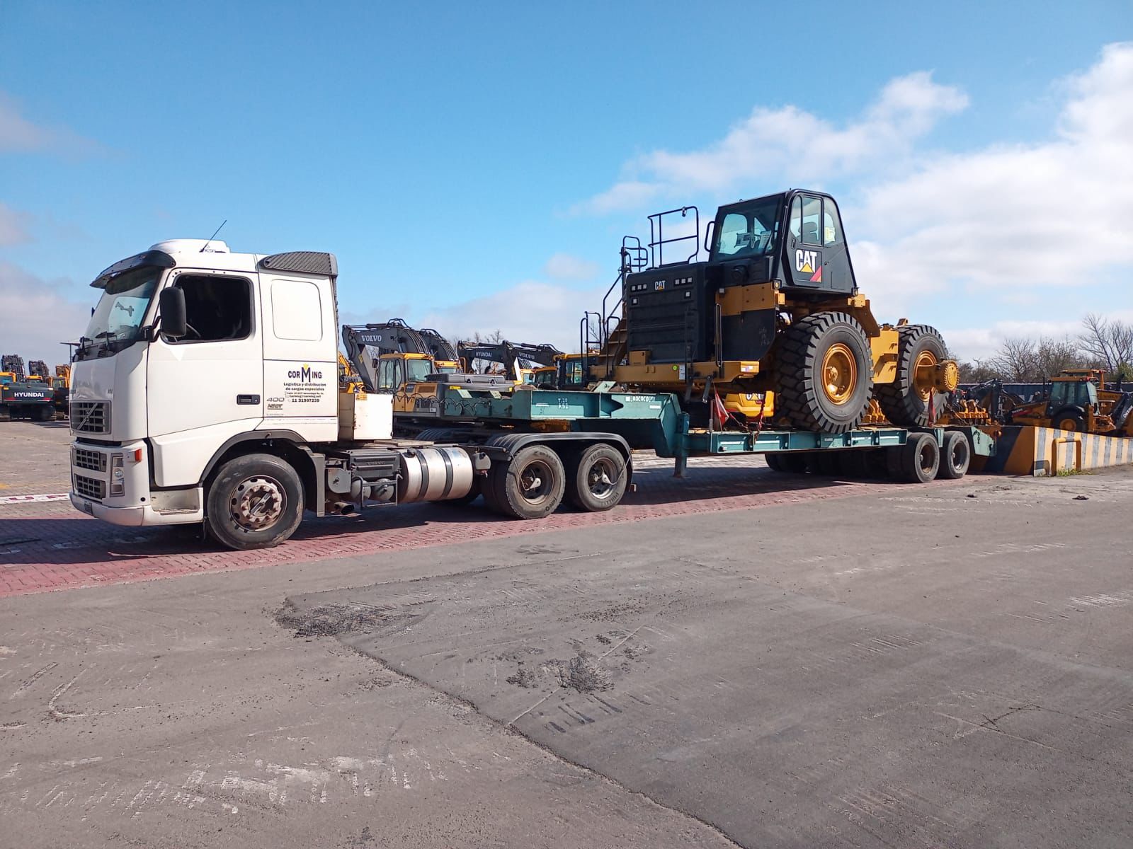 Operación logística industrial para transporte de cargas especiales